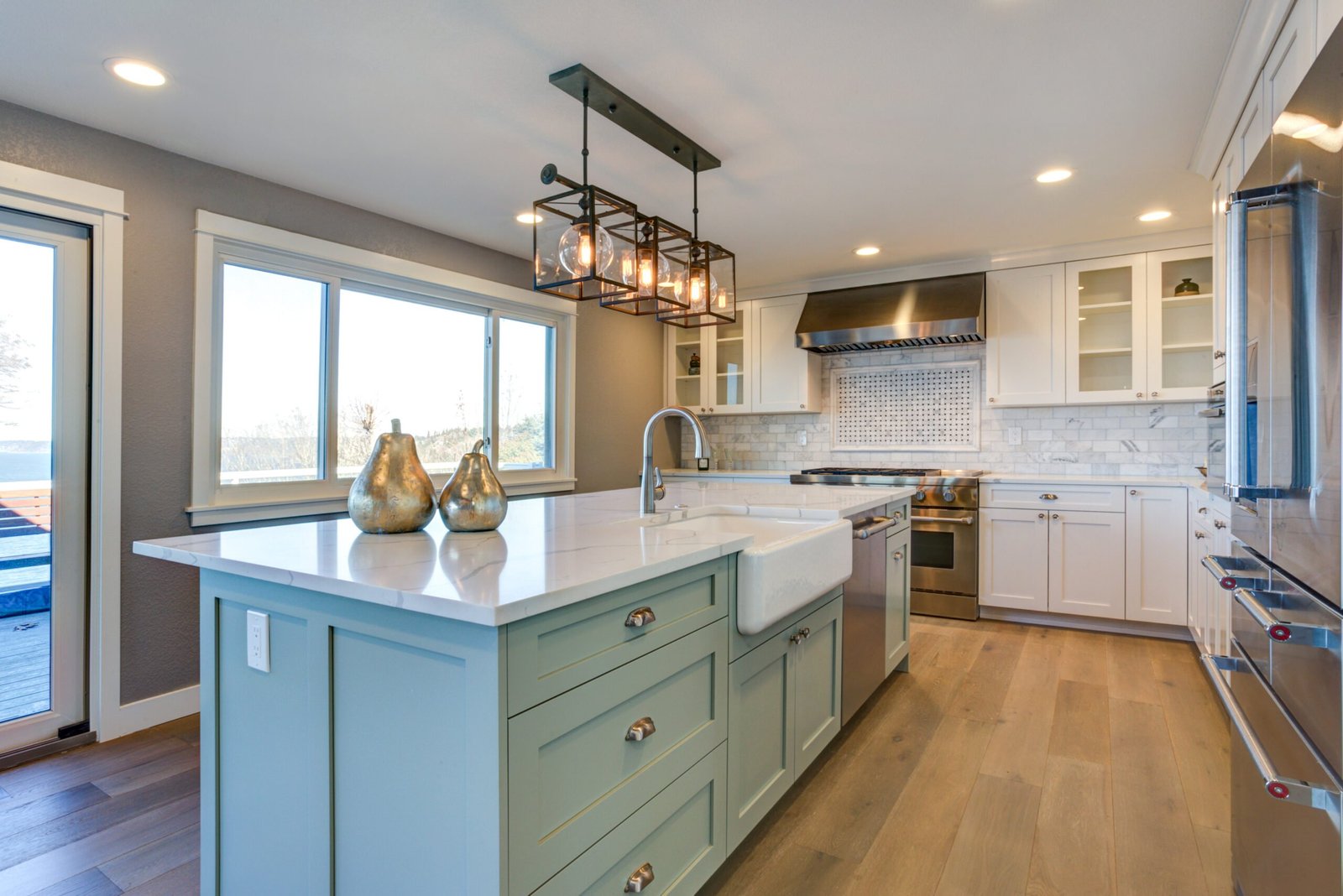 Beautiful kitchen with luxury vinyl flooring